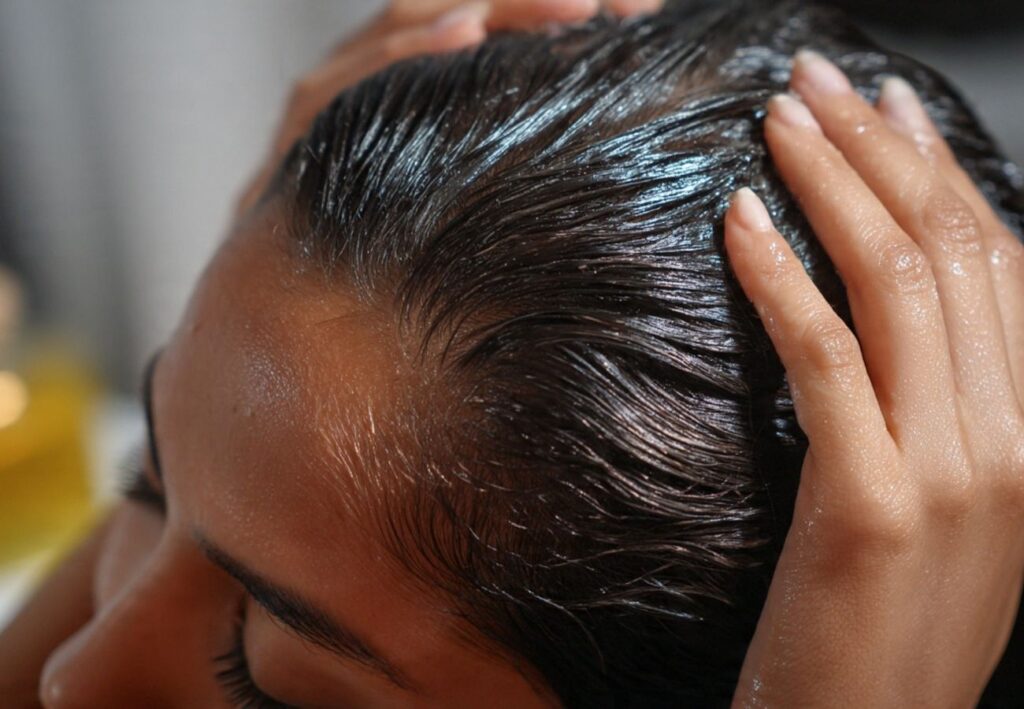 Cacatin Organic Herbal Hair Growth Oil with natural ingredients for healthy hair and scalp