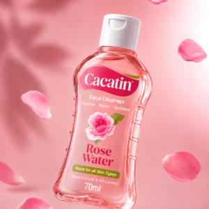 CACATIN Face Cleanser with Rose Water & Niacinamide (70ml)